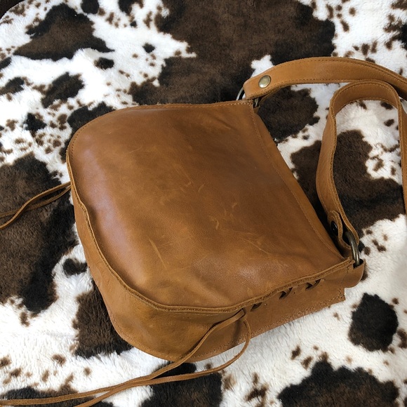 McFadin Western leather studded fringe saddle bag Texas Rodeo Cowgirl - Picture 8 of 16